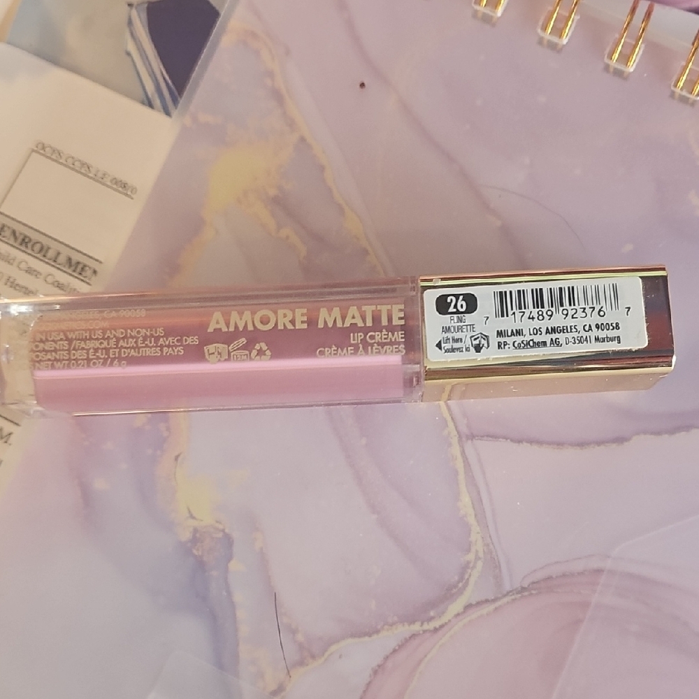 Milani Amore Matte Lip Creme - #26 Fling Soft Pink
